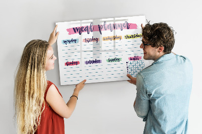 Schreib magnettafel Tages-Speiseplaner