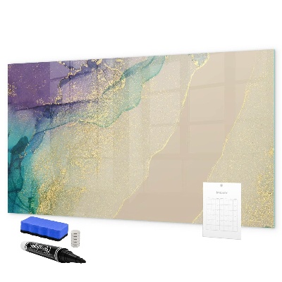 Magnettafel zum schreiben Eine farbenfrohe Tafel für Notizen und Fotos