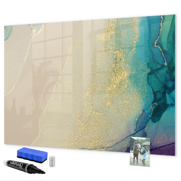 Schreib magnettafel Eine stylische Tafel für Notizen und Fotos