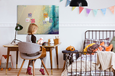 Schreib magnettafel Eine stylische Tafel für Notizen und Fotos