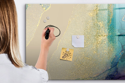Schreib magnettafel Eine stylische Tafel für Notizen und Fotos