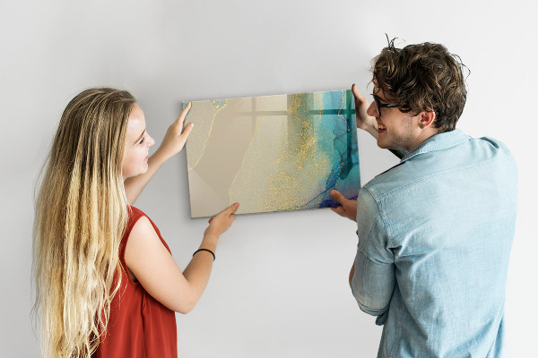 Schreib magnettafel Eine stylische Tafel für Notizen und Fotos