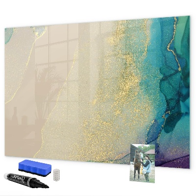 Schreib magnettafel Eine stylische Tafel für Notizen und Fotos