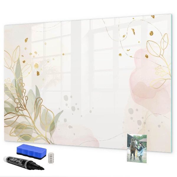 Schreib magnettafel Eine stilvolle Tafel zur Präsentation von Fotos