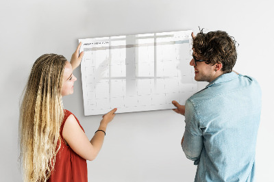 Schreib magnettafel Speiseplan für die ganze Woche