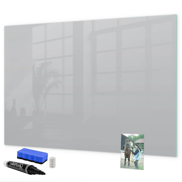Magnettafel zum schreiben Eine praktische Tafel für Notizen und Fotos