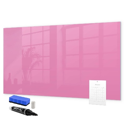 Schreib magnettafel Rosa Tafel für Notizen und Fotos