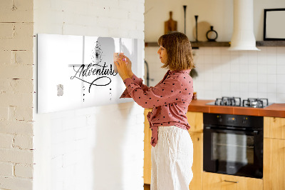Magnettafel zum schreiben Moderne Pinnwand für Fotos und Notizen
