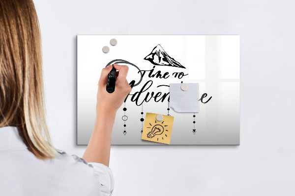 Magnettafel zum schreiben Kreative Fotopräsentationswand