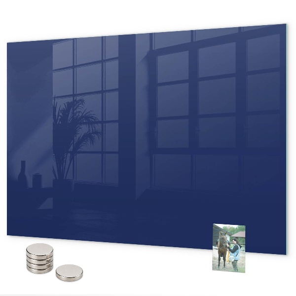 Magnetwand Marineblaue Farbe