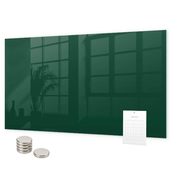 Magnettafel Farbe: Flaschengrün