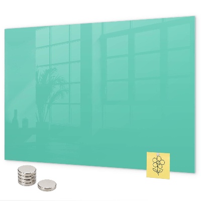 Magnettafel Türkisfarben