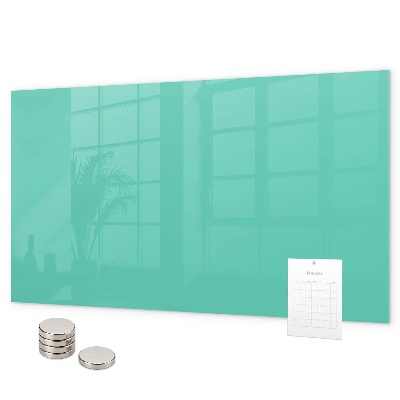 Magnettafel Türkisfarben