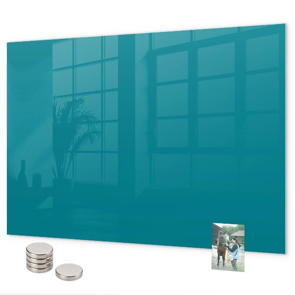 Magnettafel Meeresfarbe