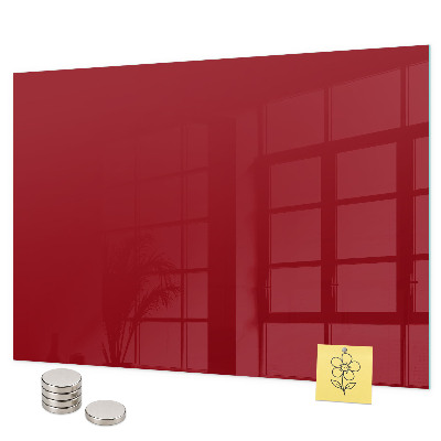 Magnettafel Rote Farbe