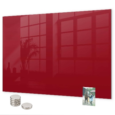 Magnettafel Rote Farbe