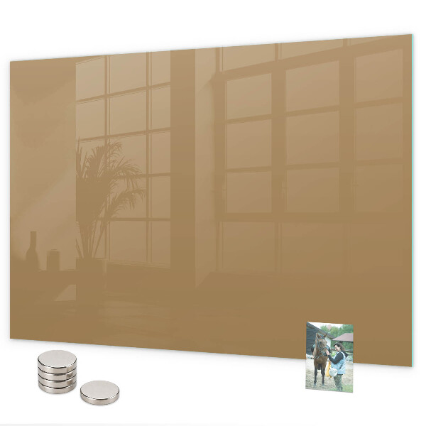 Magnetwand Dunkelbeige Farbe