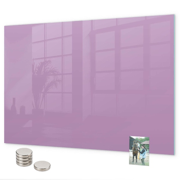 Magnettafel Fliederfarben