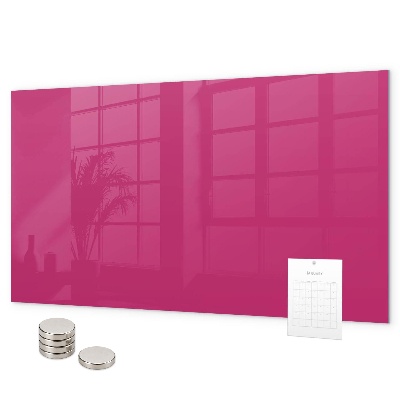 Magnettafel Intensive rosa Farbe