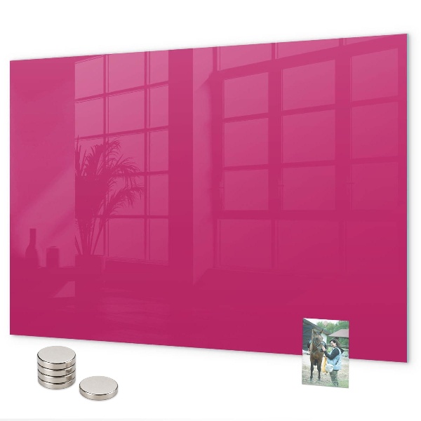 Magnettafel Intensive rosa Farbe
