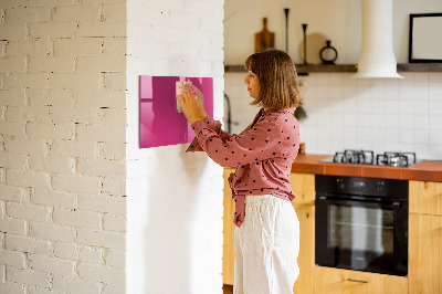 Magnettafel Intensive rosa Farbe