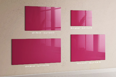 Magnettafel Intensive rosa Farbe