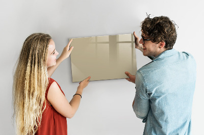Magnetwand Beige
