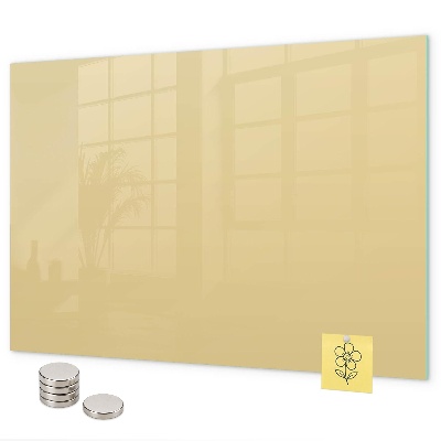 Magnettafel Cremefarben