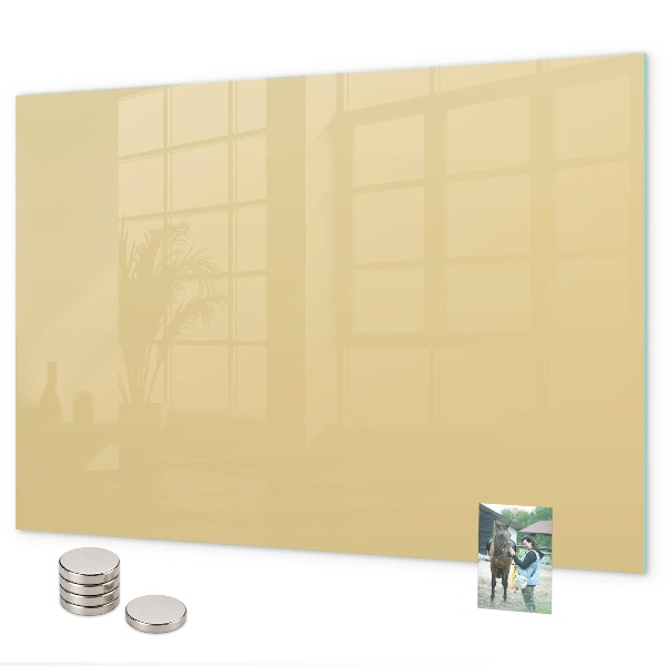 Magnettafel Cremefarben