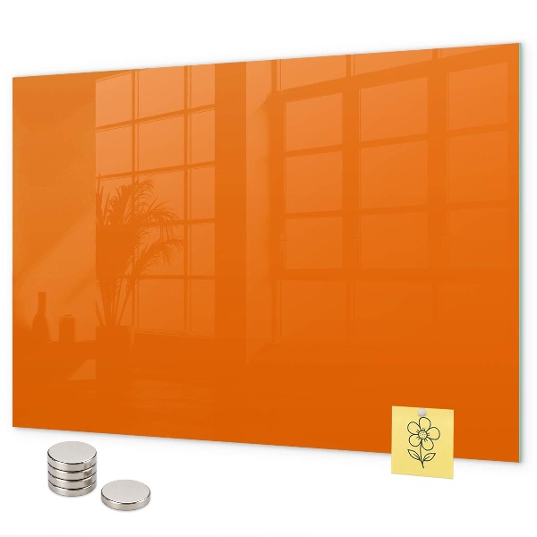 Magnettafel Orange Farbe