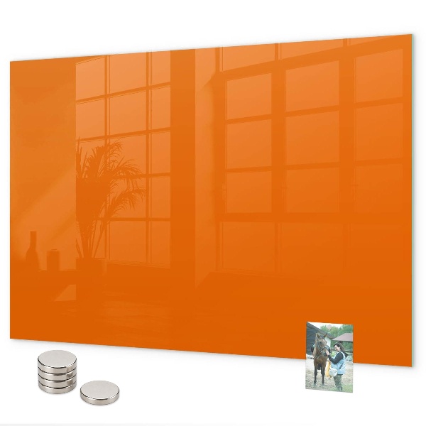 Magnettafel Orange Farbe