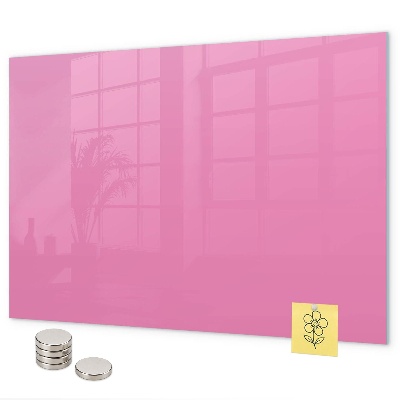 Magnetwand in Rosa