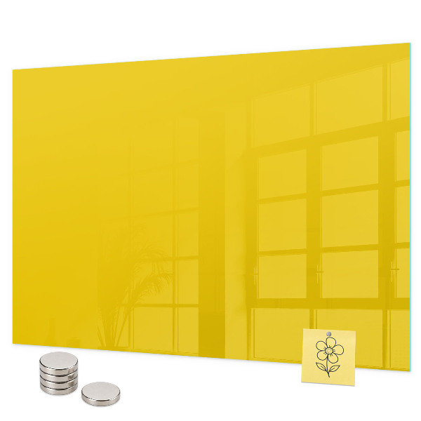 Magnettafel Hellgelbe Farbe
