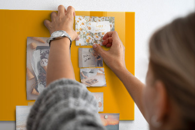 Magnetwand Goldgelbe Farbe