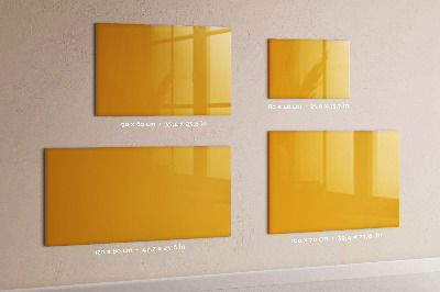 Magnetwand Goldgelbe Farbe