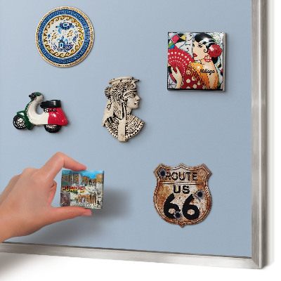 Metalltafel für Magnete mit silbernem Rahmen Pastellblau