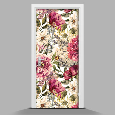 Selbstklebende Türposter Wie in einem Garten