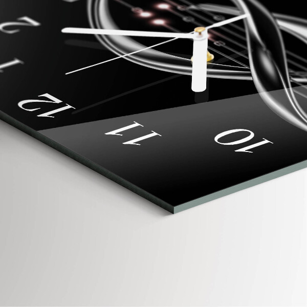 Wanduhr quadratisch Abstraktion