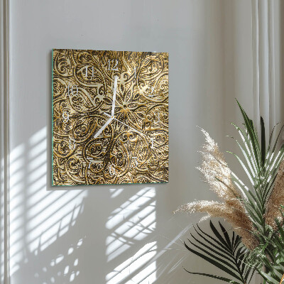 Wanduhr quadratisch Mosaik