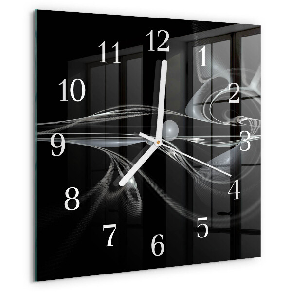 Wanduhr quadratisch Abstraktion