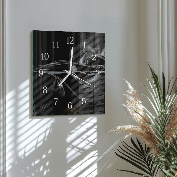 Wanduhr quadratisch Abstraktion