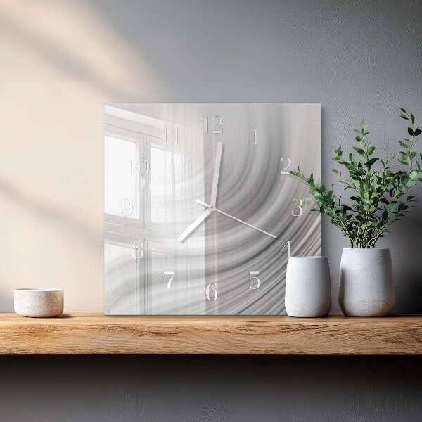 Wanduhr quadratisch Abstraktion