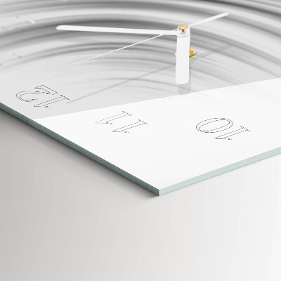 Wanduhr quadratisch Abstraktion