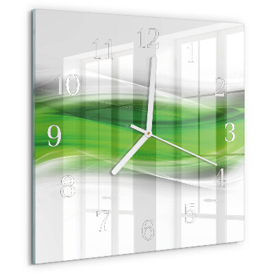 Wanduhr quadratisch Abstraktion