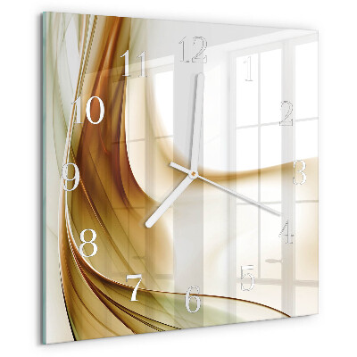 Wanduhr quadratisch Abstraktion