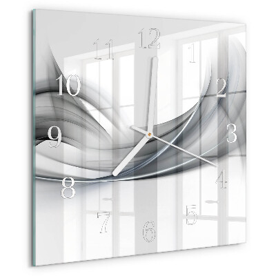 Wanduhr quadratisch Abstraktion