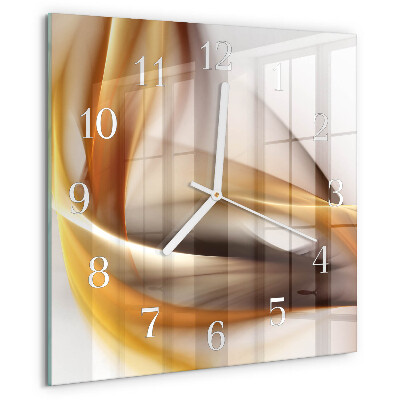 Wanduhr quadratisch Abstraktion