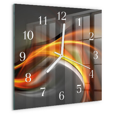Wanduhr quadratisch Abstraktion