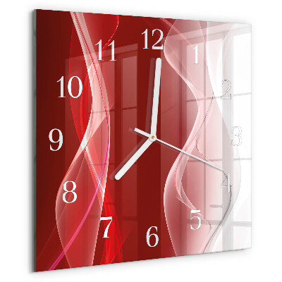 Wanduhr quadratisch Abstraktion