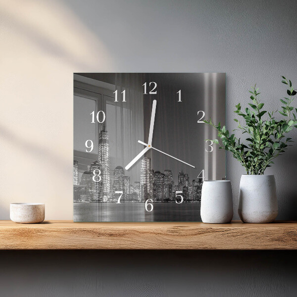Wanduhr quadratisch Horizont
